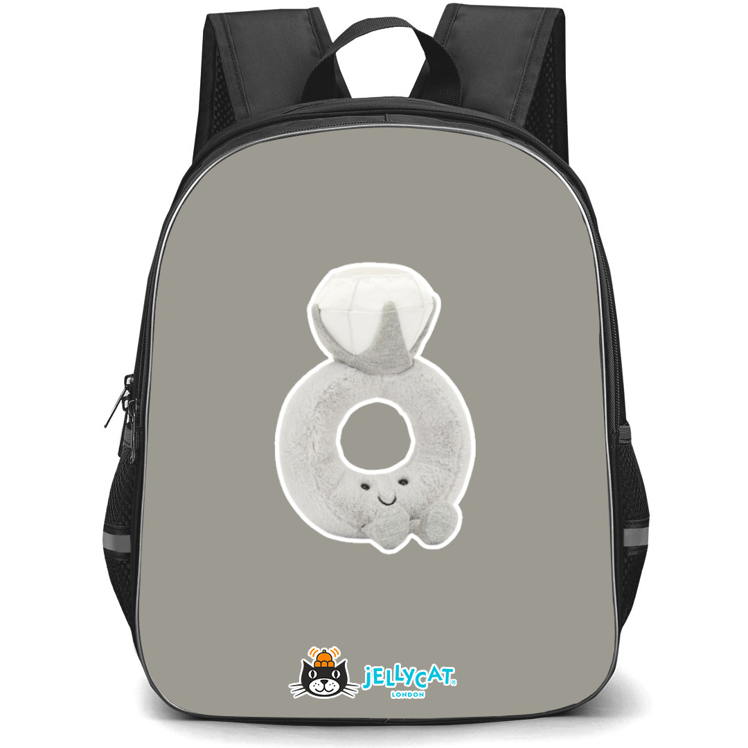 Jellycat Objects Backpack StudentPack - Diamond Ring Portrait