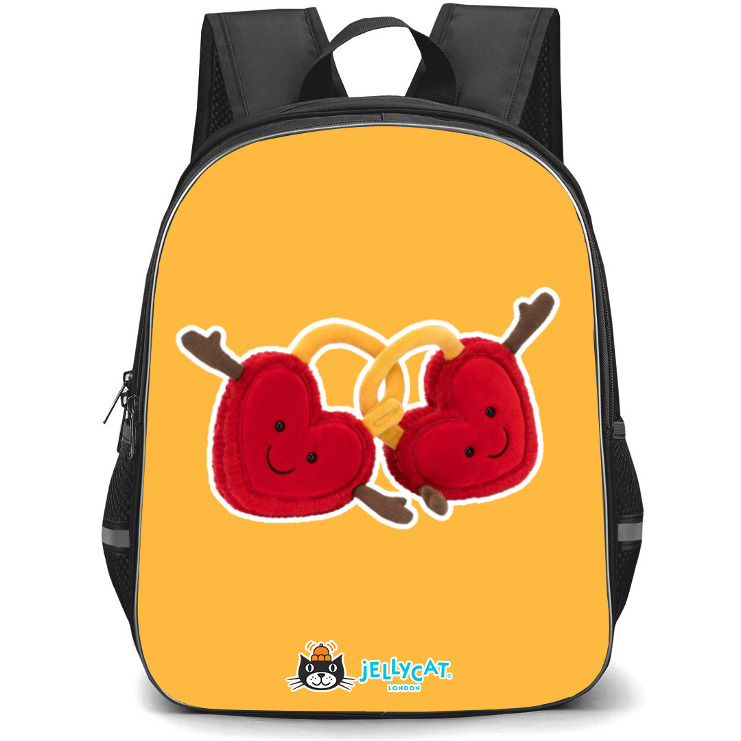 Jellycat Objects Backpack StudentPack - Val & Tina Love Locks Portrait