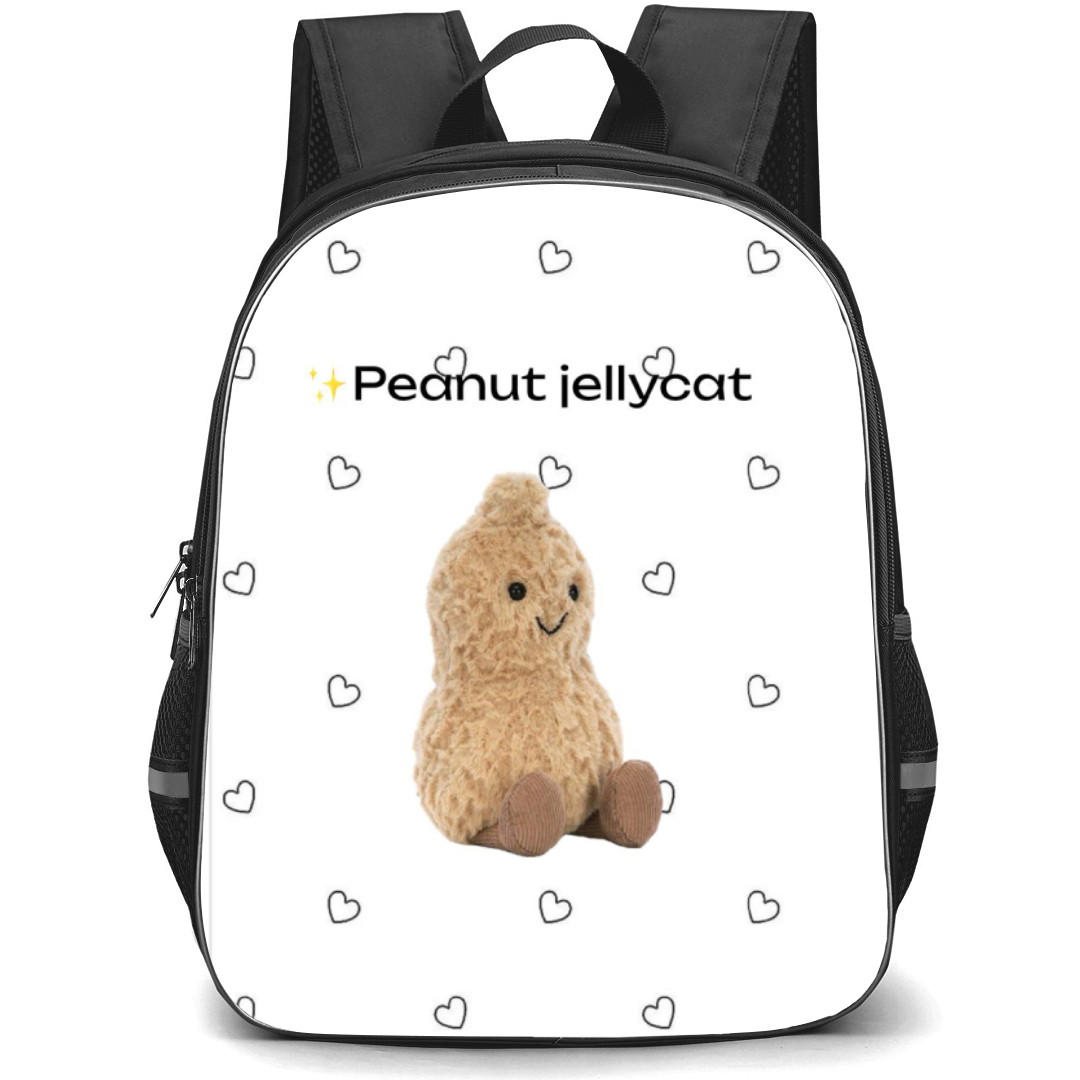 Jellycat Backpack StudentPack - Peanut Jellycat Heart Pattern Art Background