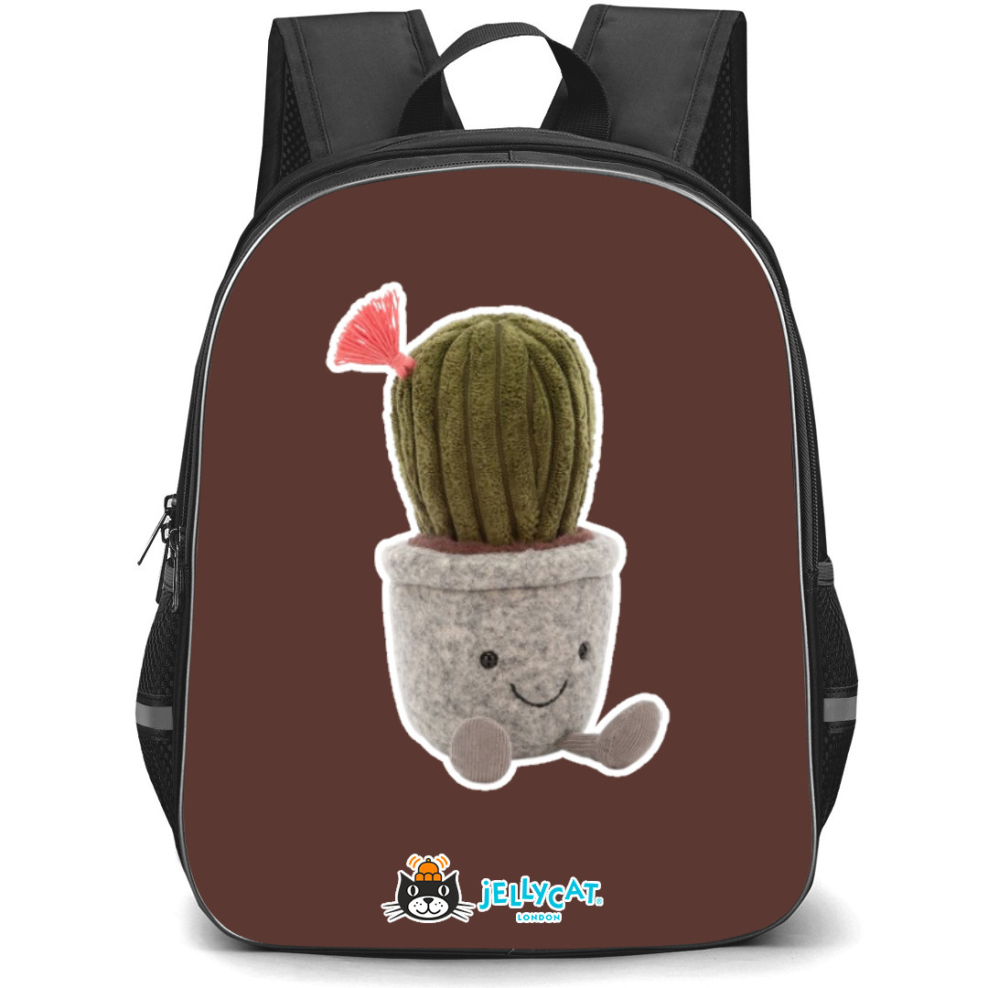 Jellycat Plants Backpack StudentPack - Barrel Cactus Portrait