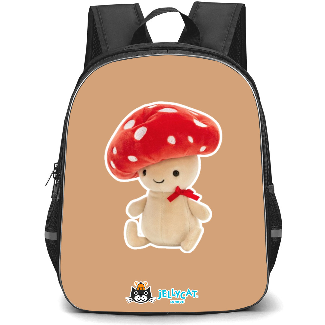 Jellycat Plants Backpack StudentPack - Fun-Guy Robbie Portrait