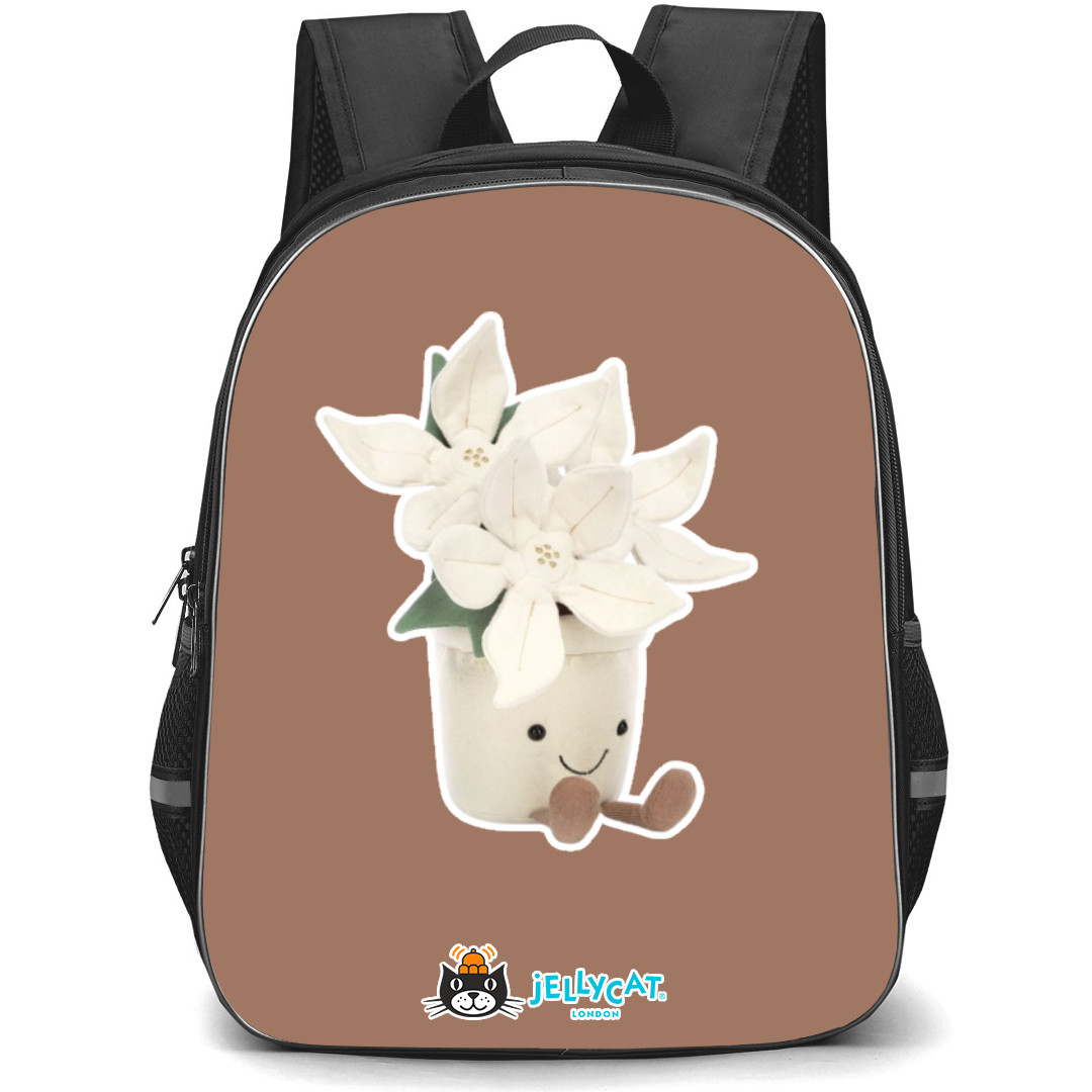 Jellycat Plants Backpack StudentPack - Gold Poinsettia Portrait