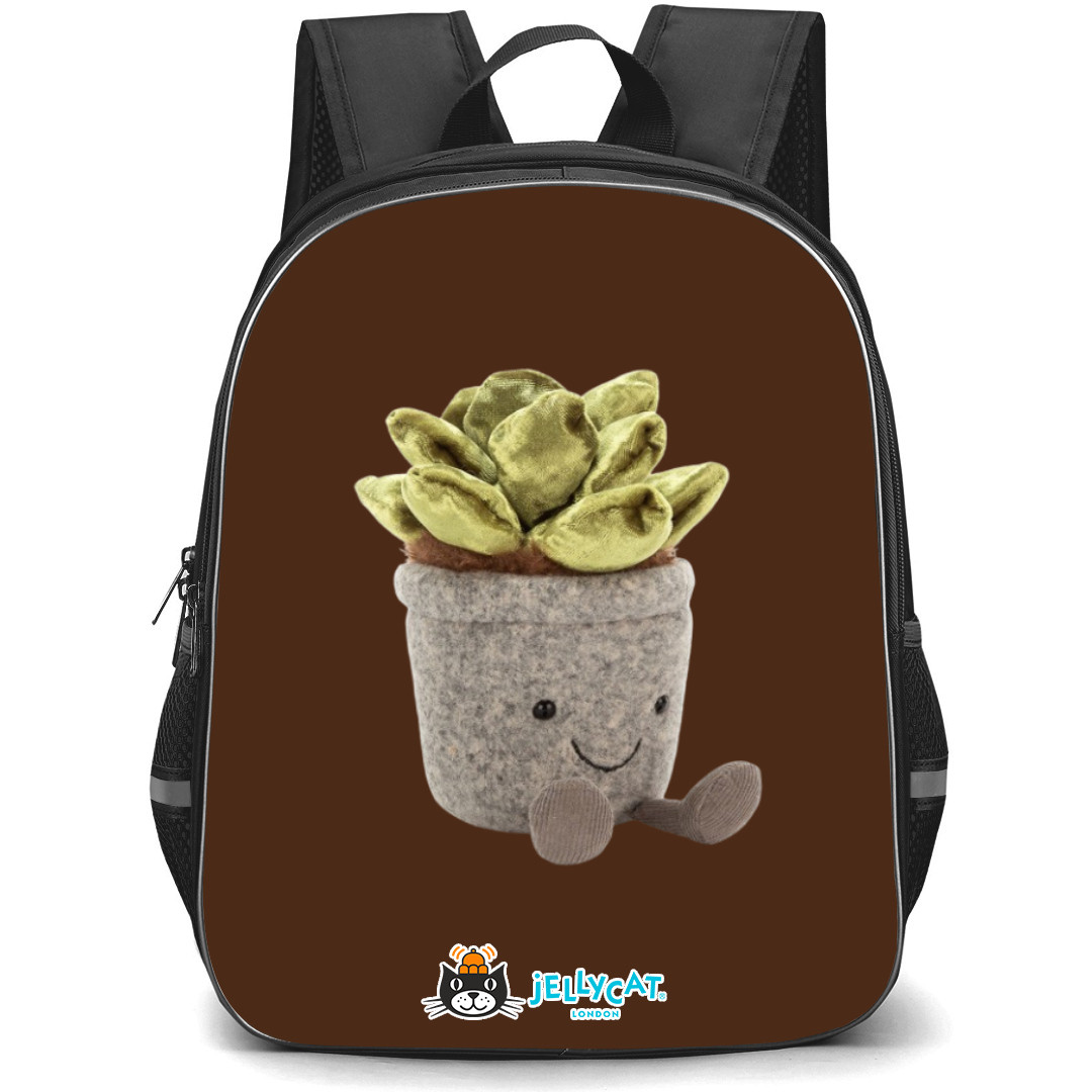 Jellycat Plants Backpack StudentPack - Jade Portrait