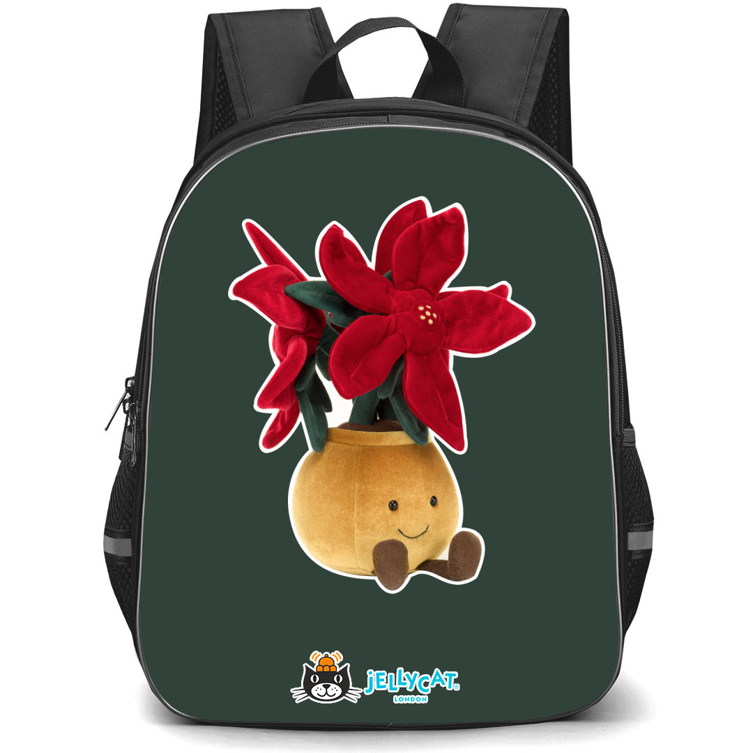 Jellycat Plants Backpack StudentPack - Poinsettia Portrait