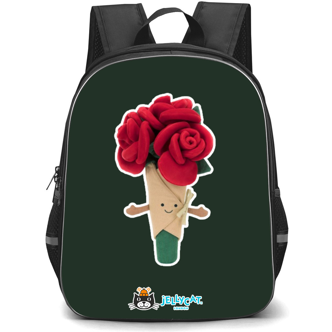Jellycat Plants Backpack StudentPack - Rose Bouquet Portrait