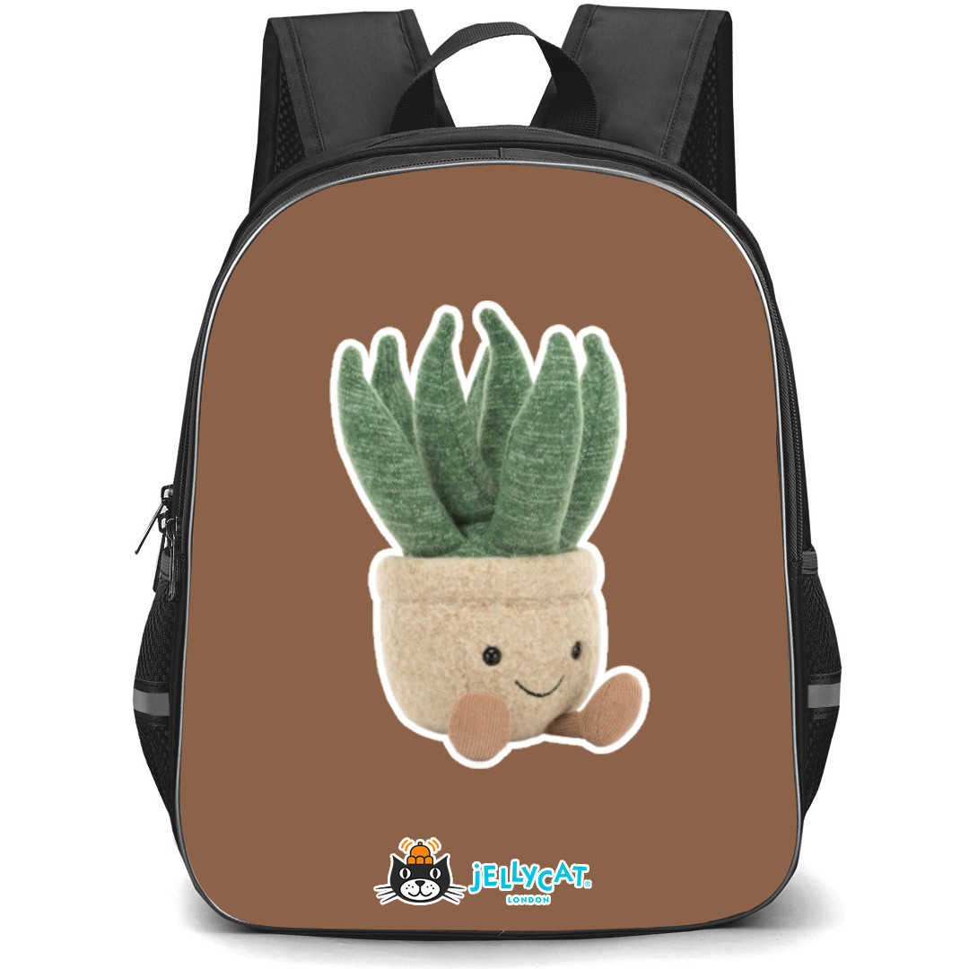 Jellycat Plants Backpack StudentPack - Small Aloe Vera Portrait