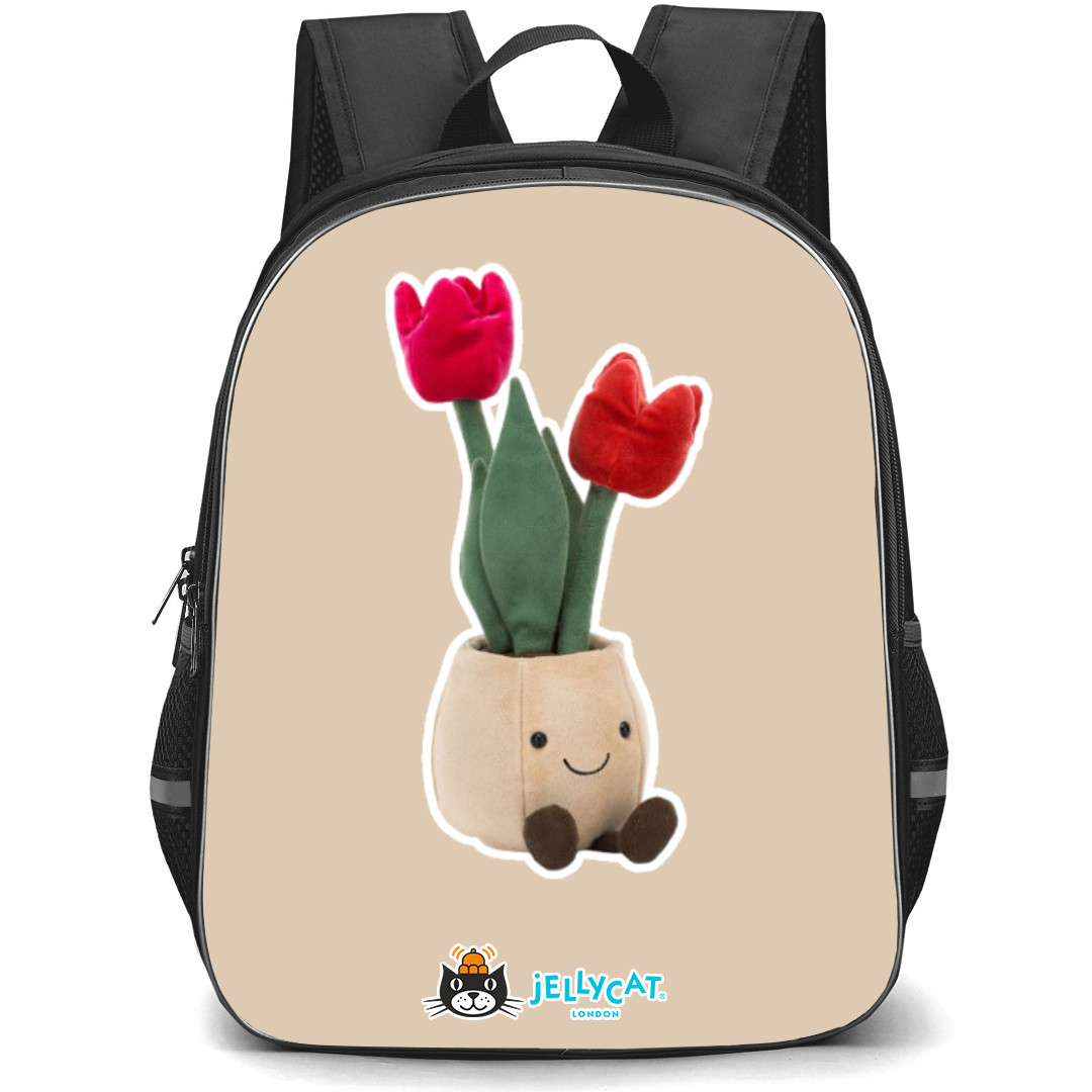 Jellycat Plants Backpack StudentPack - Tulip Pot Portrait