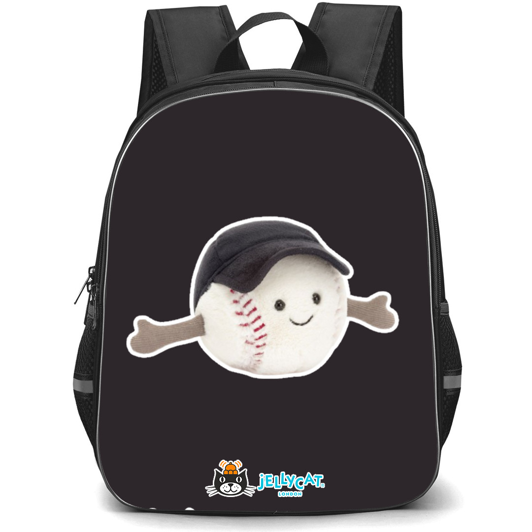 Jellycat Sports Backpack StudentPack - Baseball Portrait