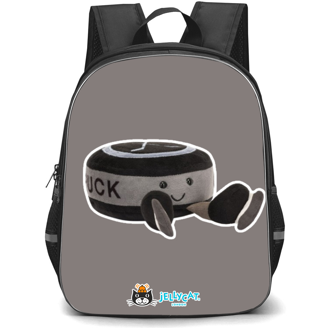 Jellycat Sports Backpack StudentPack - Ice Hockey Puck Portrait