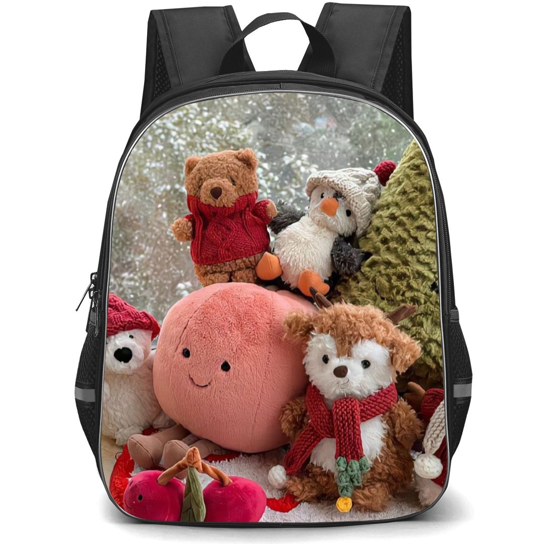 Jellycat Backpack StudentPack - Toys Wearing Winter Clothes
