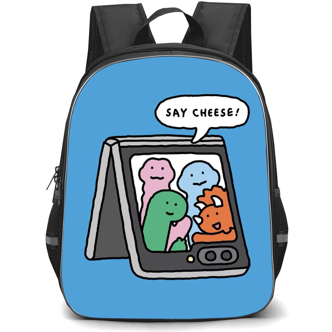 Joguman Backpack StudentPack - Joguman Characters Say Cheese Illustration Art Sticker