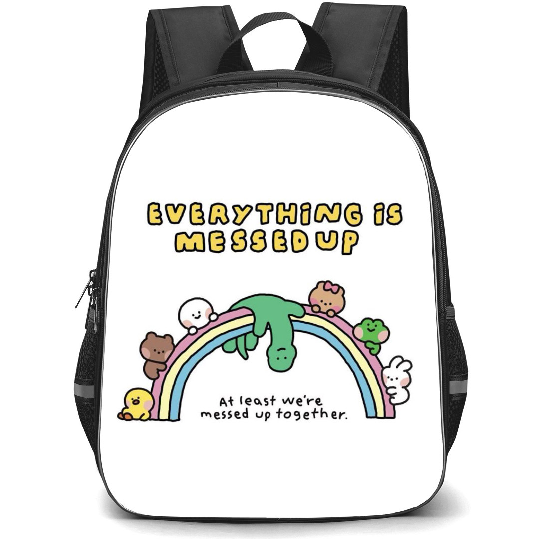 Joguman Backpack StudentPack - Joguman Everything Is Messed Up Sticker