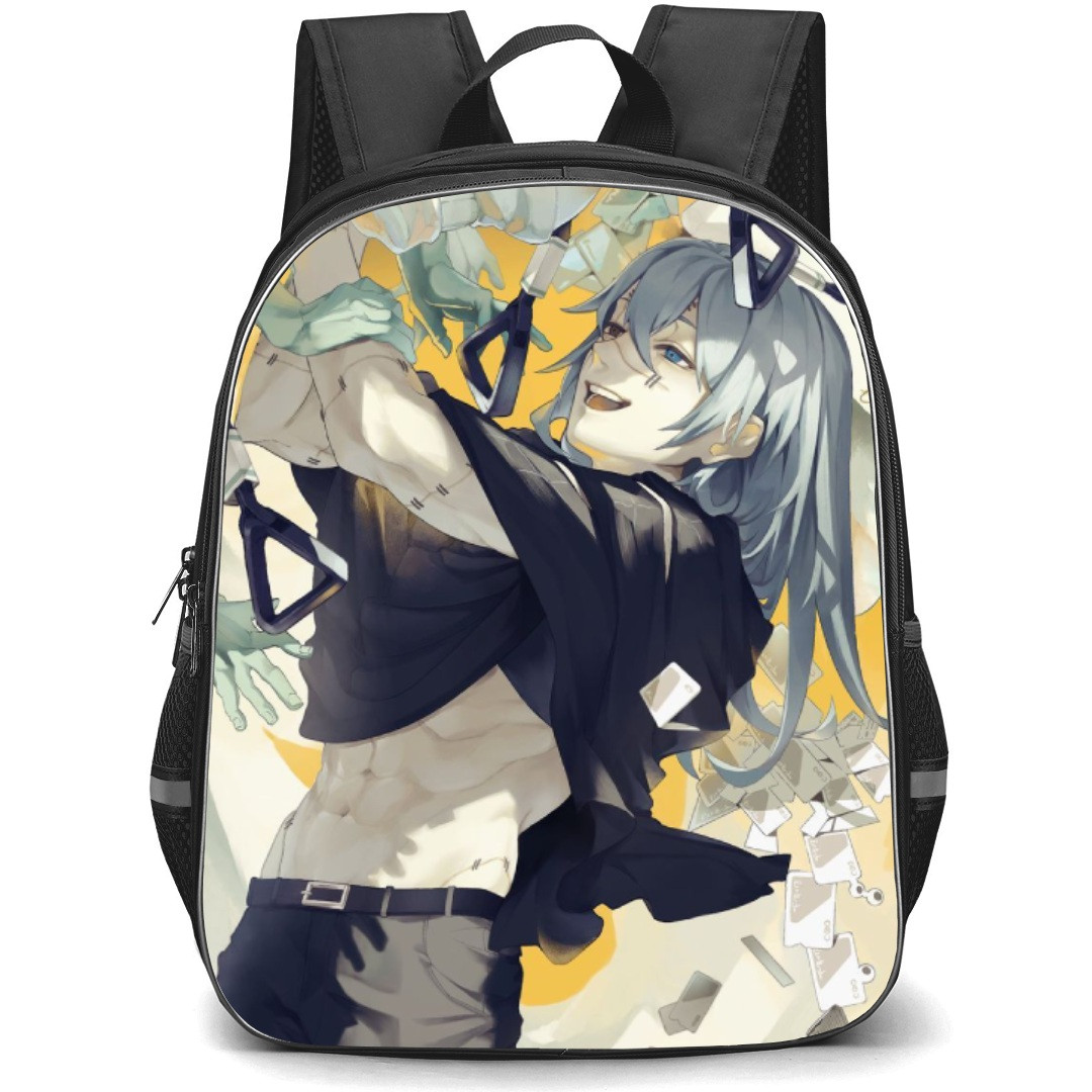Jujutsu Kaisen Mahito School Backpack StudentPack - Mahito Kneeling Illustration