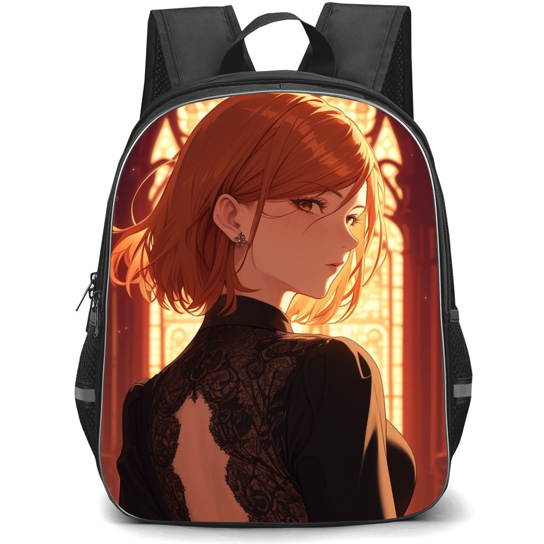 Jujutsu Kaisen Nobara Kugisaki School Backpack StudentPack - Nobara Kugisaki Back Portrait