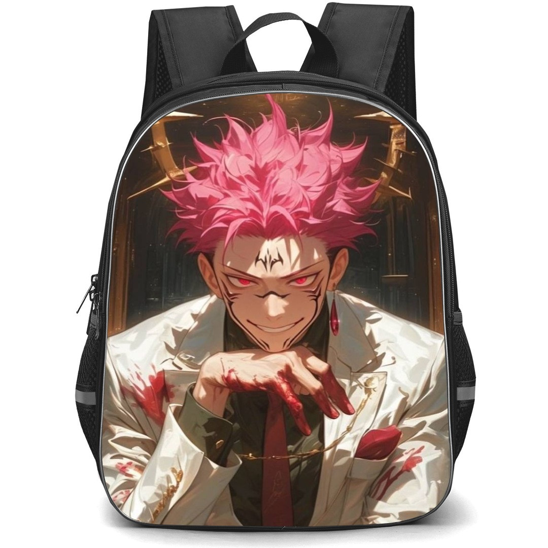 Jujutsu Kaisen Ryomen Sukuna School Backpack StudentPack - Ryomen Sukuna Bloody Portrait