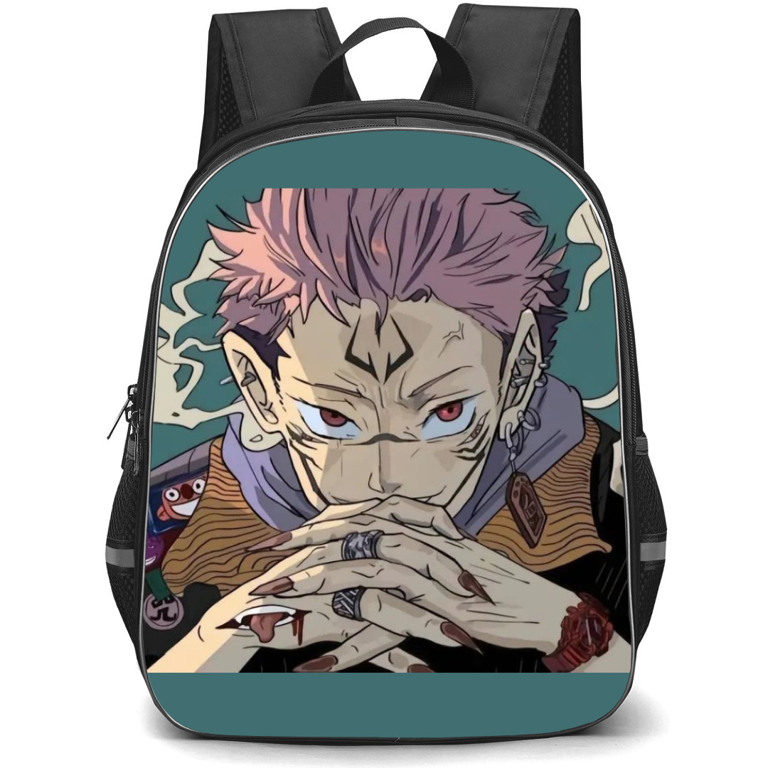 Jujutsu Kaisen Ryomen Sukuna School Backpack StudentPack - Ryomen Sukuna Portrait Comic Art
