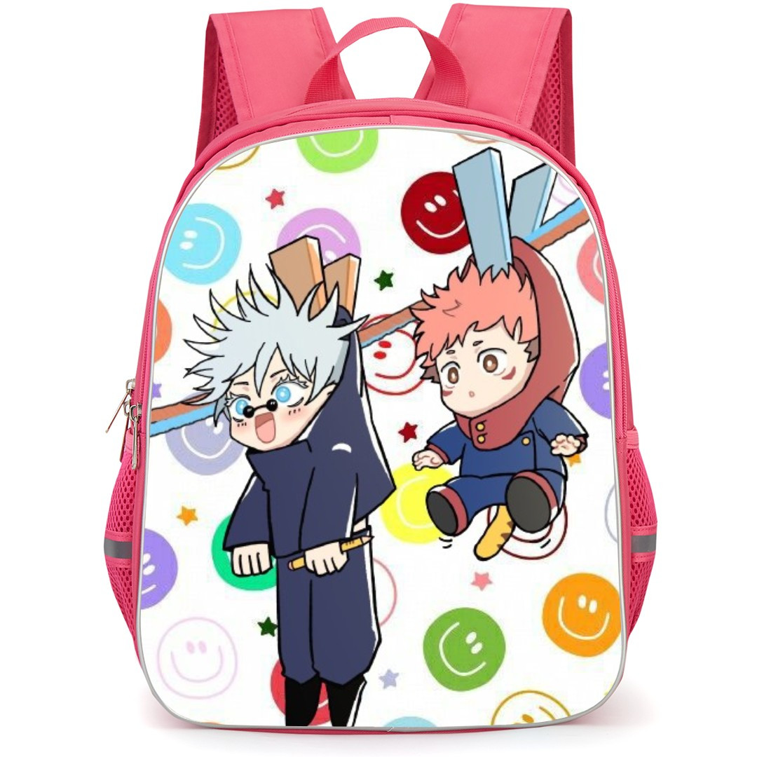 Jujutsu Kaisen Backpack StudentPack - Yuji Itadori Gojo Satoru Hanging Chibi Art