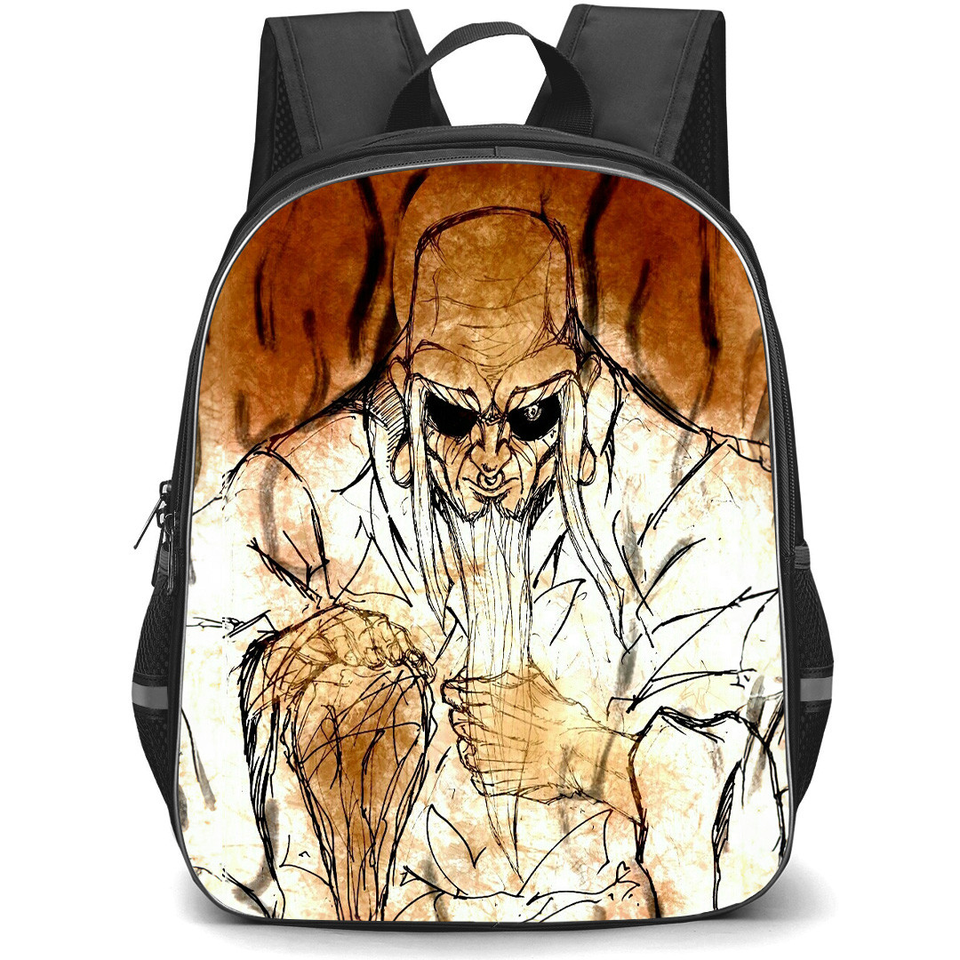 Jujutsu Kaisen Yoshinobu Gakuganji Backpack StudentPack - Yoshinobu Gakuganji Portrait Illustration