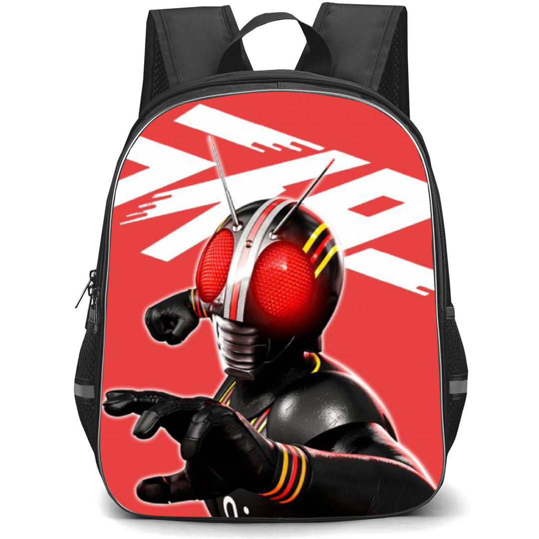 Kamen Rider Black Backpack StudentPack - Punch Pose Portrait
