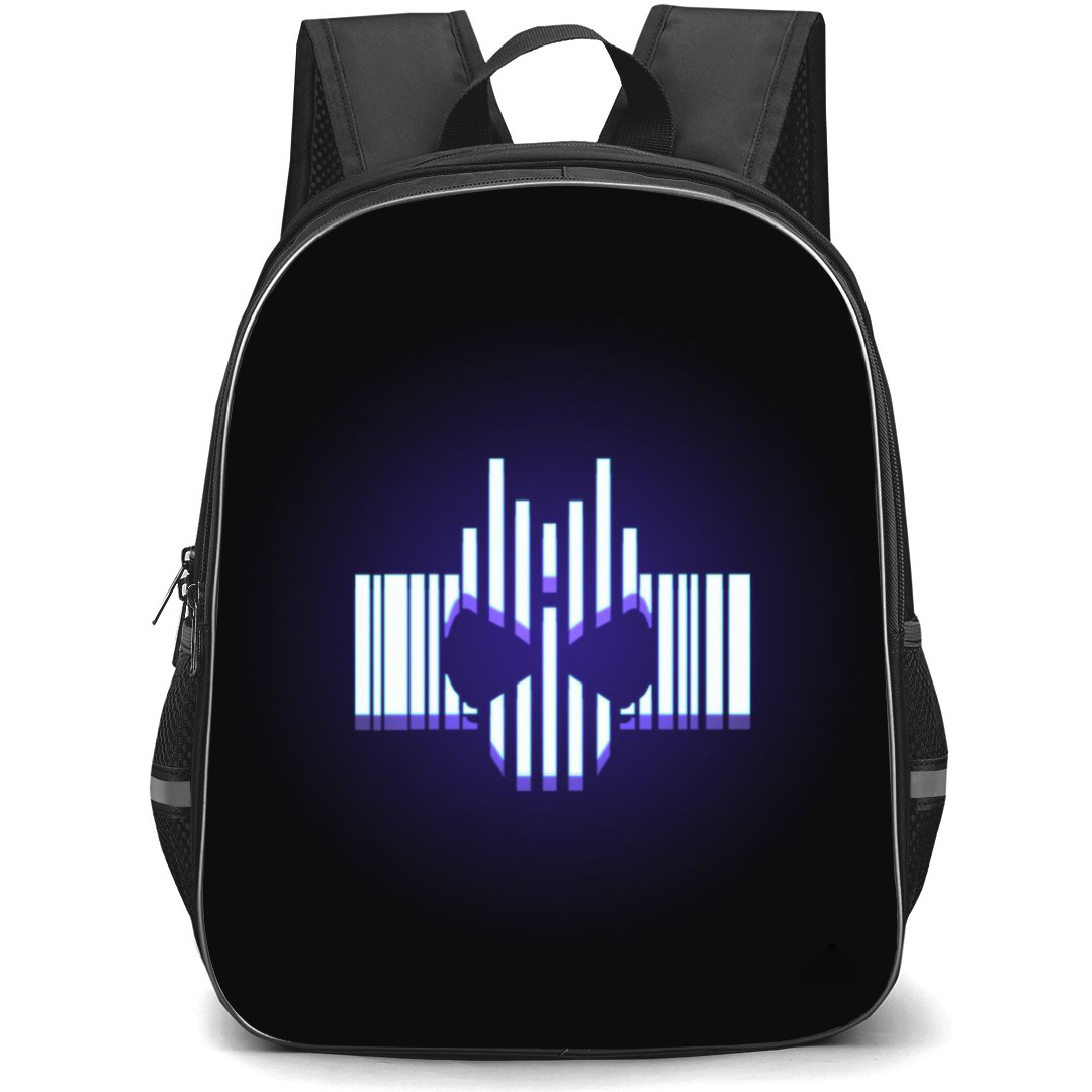 Kamen Rider Decade Backpack StudentPack - Decade Head Logo In Black Background