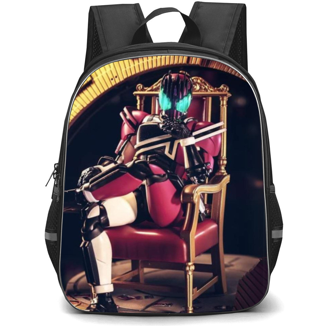 Kamen Rider Decade Backpack StudentPack - Decade Sit Glowing Eyes Portrait