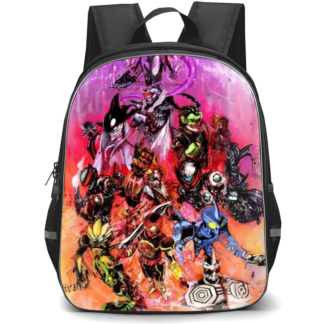 Kamen Rider OOO Backpack StudentPack - OOO Character Attack Poster