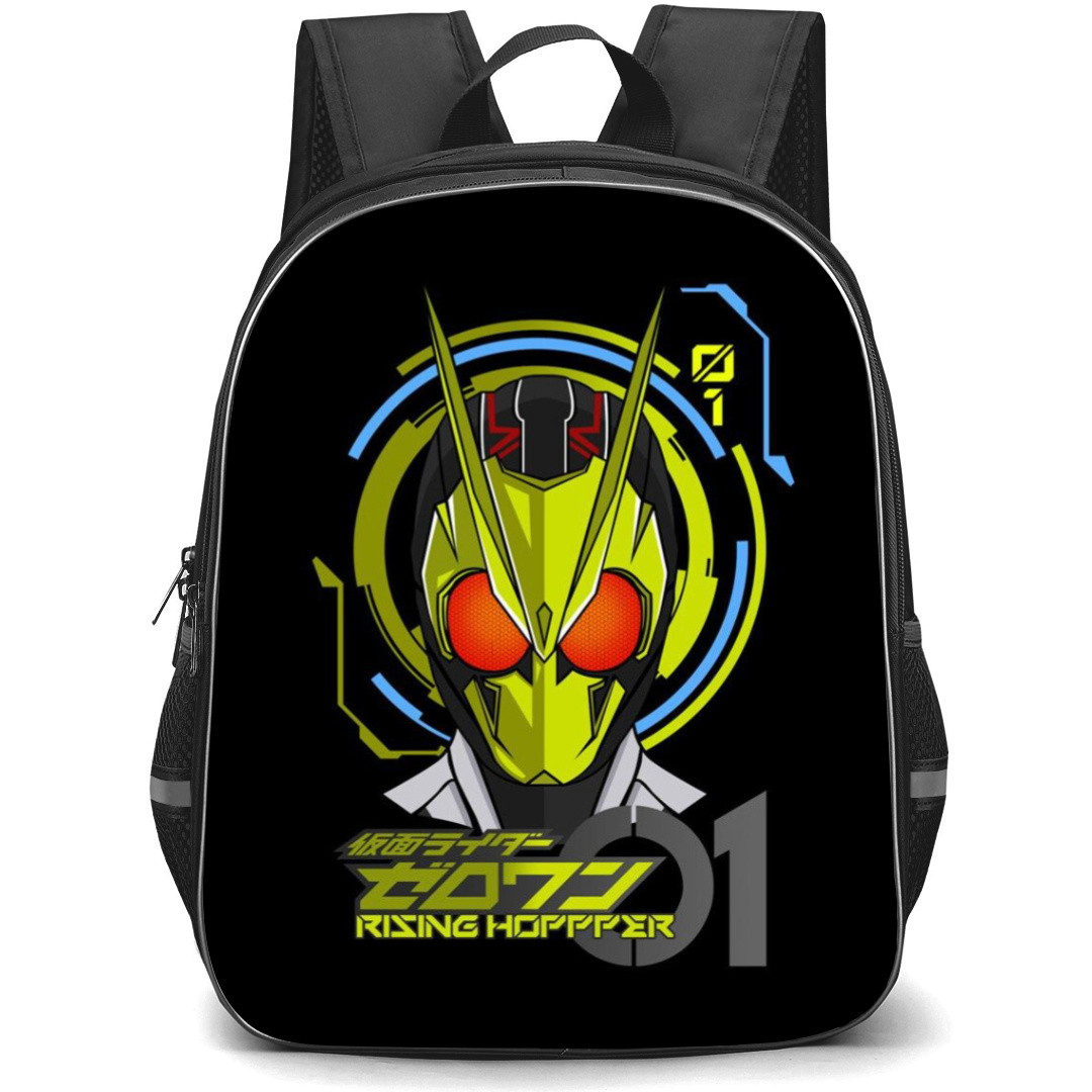Kamen Rider Zero One Backpack StudentPack - Zero One Avatar Poster In Black Background