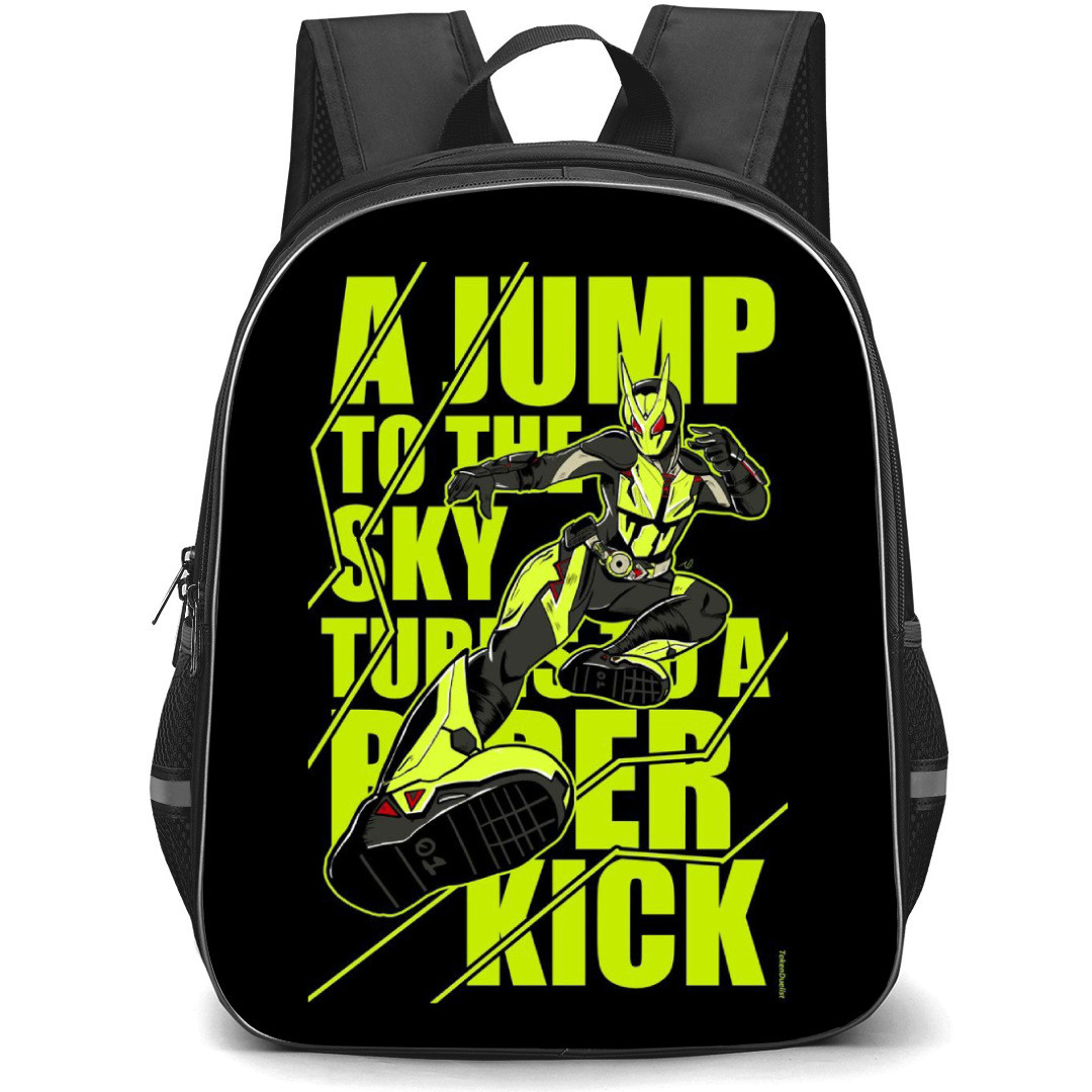 Kamen Rider Zero One Backpack StudentPack - Zero One Jump To Sky Quote