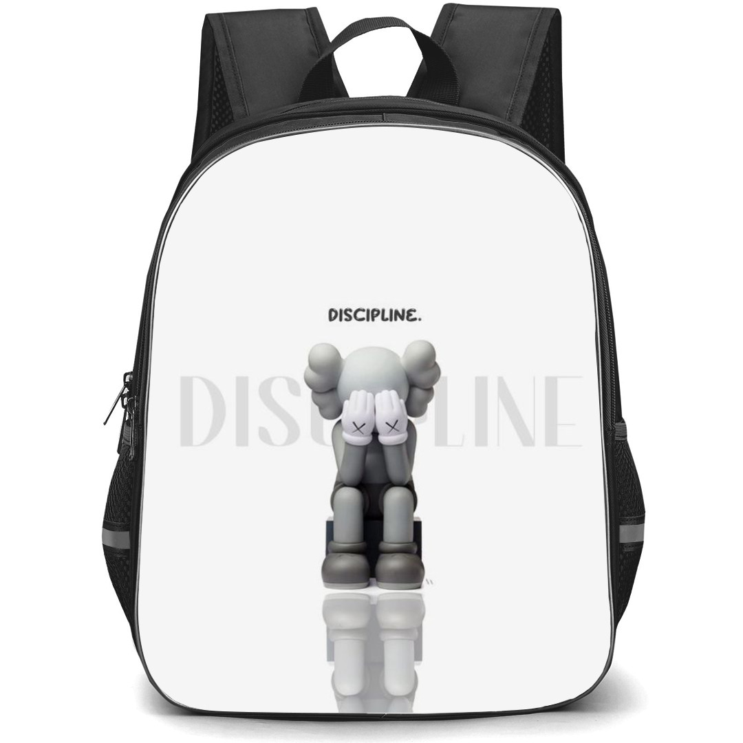 Kaws School Backpack StudentPack - Discipline Sitting White Background