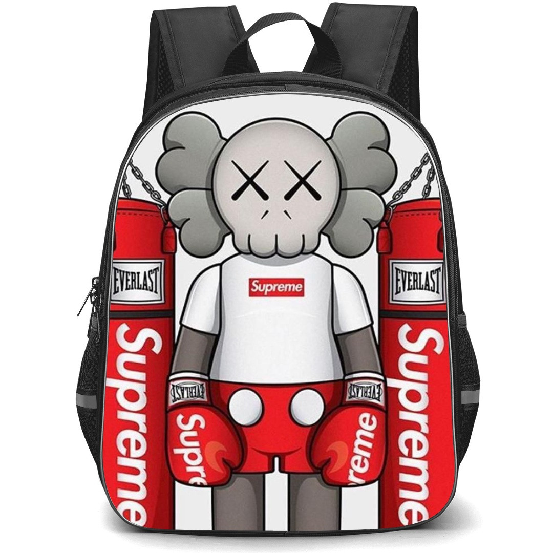 Kaws School Backpack StudentPack - Supreme Boxing White Background