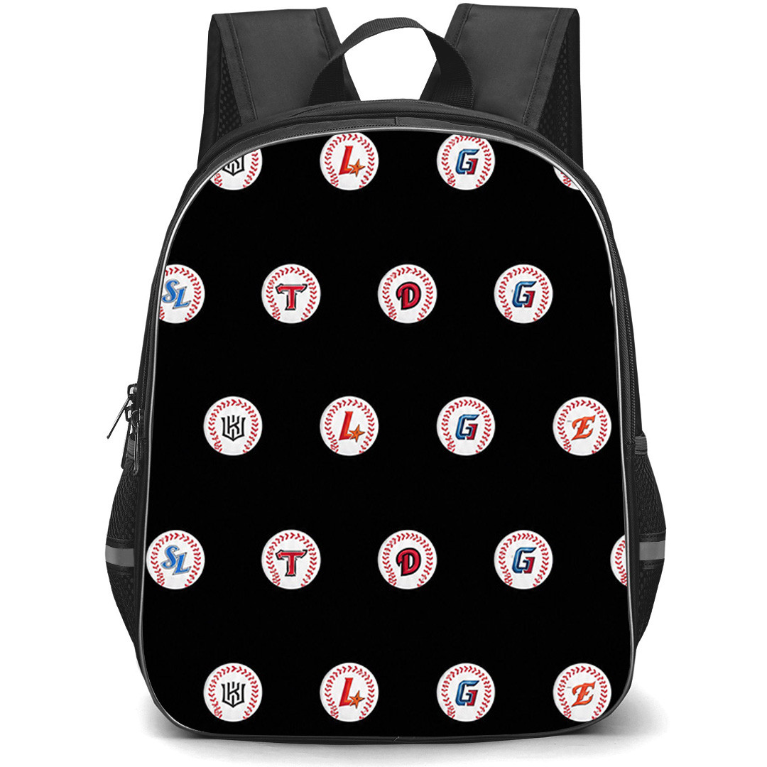 KBO Backpack School Bag StudentPack - KBO Baseball Logo Pattern Poster