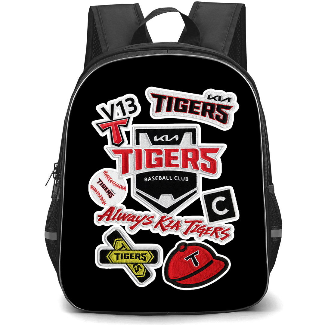 KBO KIA Tigers Backpack School Bag StudentPack - KIA Tigers Vintage Patch Collage Poster