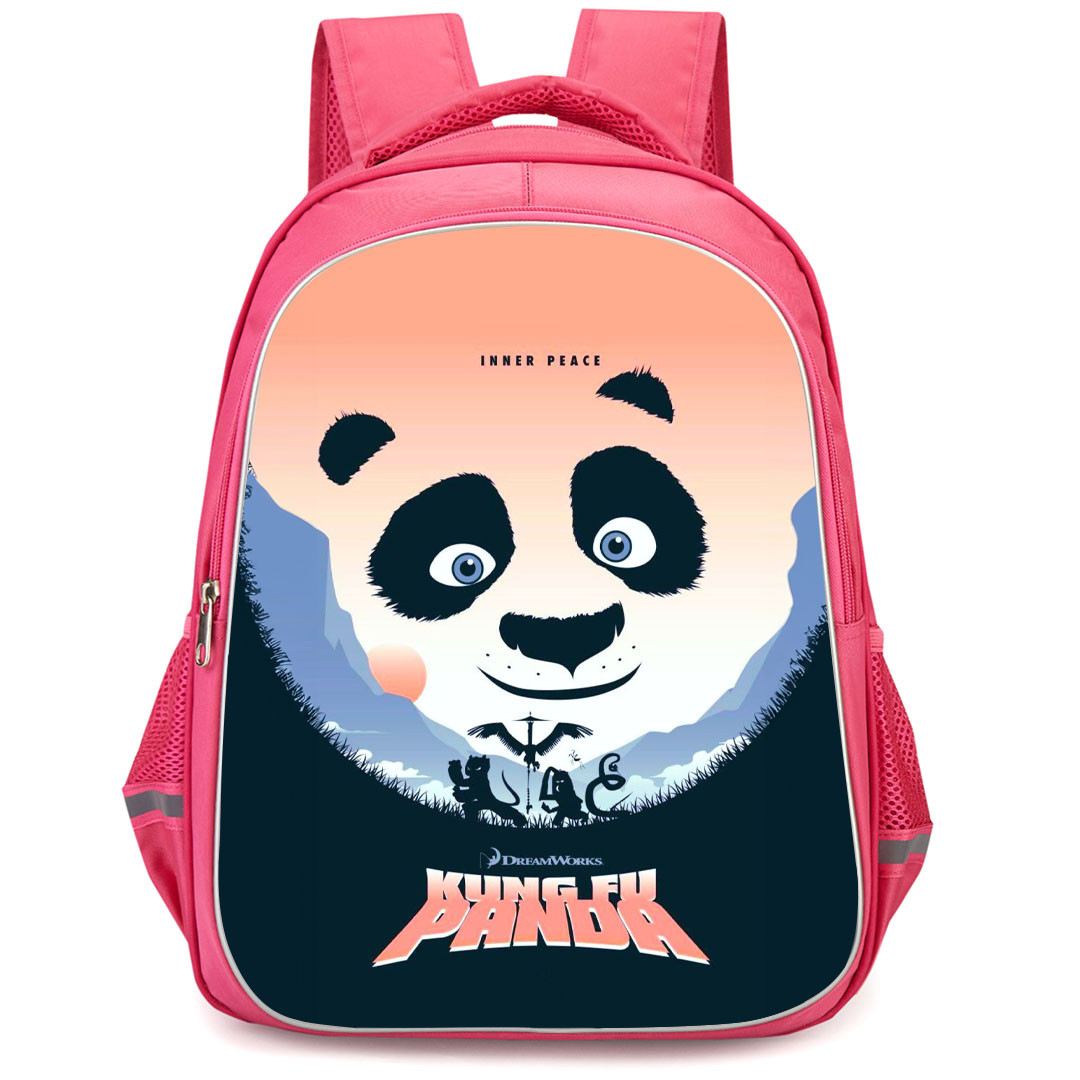 Kung Fu Panda Backpack StudentPack - Kung Fu Panda Dream Works Silhouette Poster
