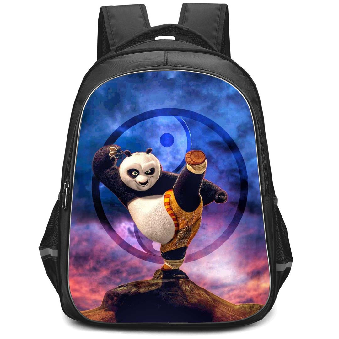 Kung Fu Panda Po Backpack StudentPack - Po Signature Posture On A Mountain