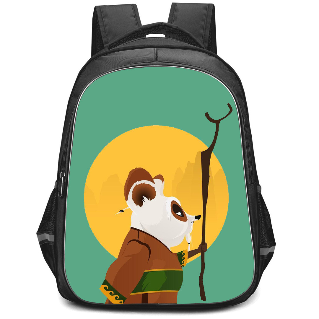 Kung Fu Panda Master Shifu Backpack StudentPack - Master Shifu Standing On Sunset Side View