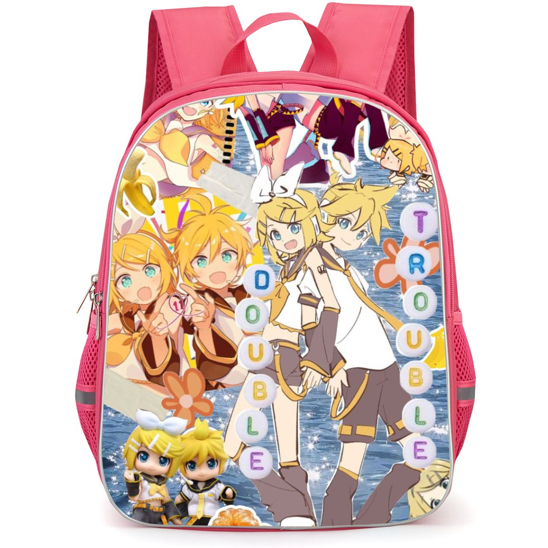 Kagamine Rin & Len Backpack StudentPack - Kagamine Rin & Len Collage Double Trouble