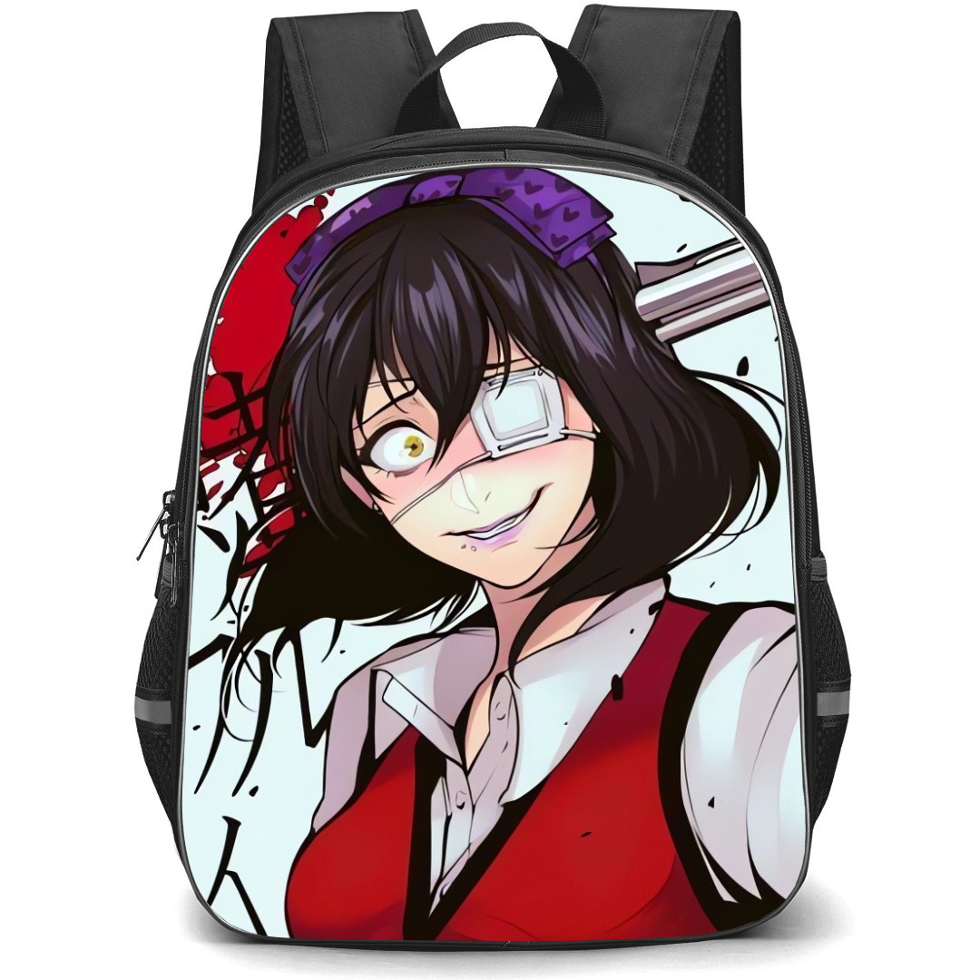Kakegurui Midari Ikishima Backpack StudentPack - Mary Saotome Blood Splat Portrait