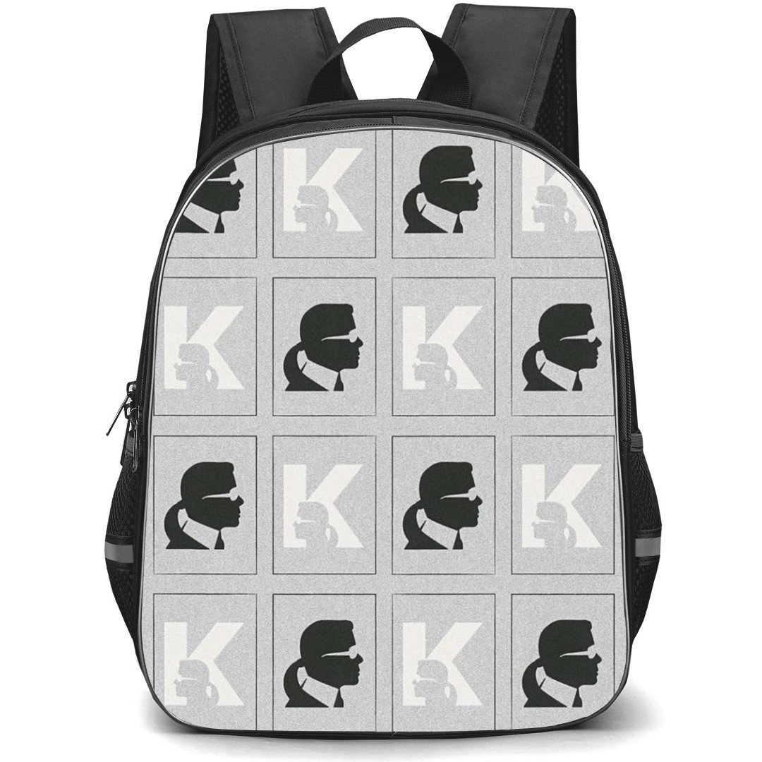 Karl Lagerfeld Backpack School Bag StudentPack - Logo Vector Art Pattern