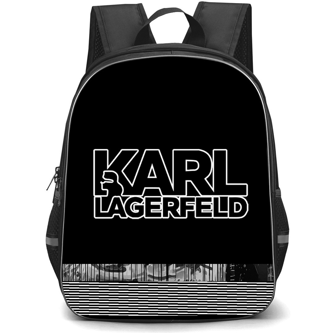 Karl Lagerfeld Backpack School Bag StudentPack - Wordmark Artist Logo Sticker