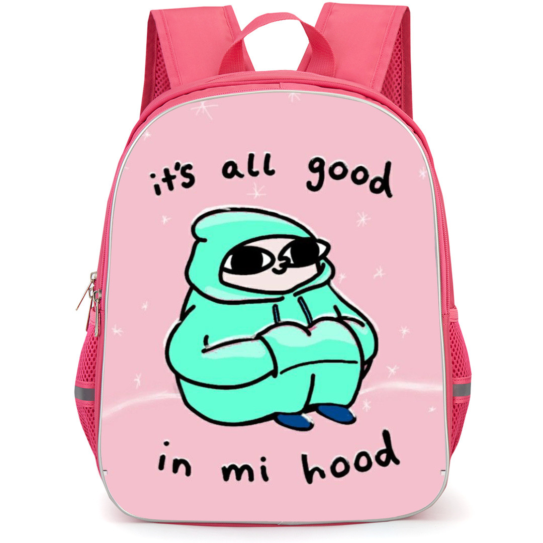 Ketnipz Backpack StudentPack - Ketnipz It All Good In Mi Hood Pink Background Poster