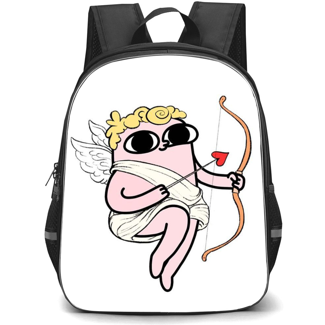 Ketnipz Backpack StudentPack - Ketnipz Cupid Cartoon Art Sticker