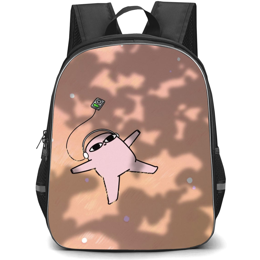 Ketnipz Backpack StudentPack - Ketnipz Listening Music Minimalist Art On Shadow Background