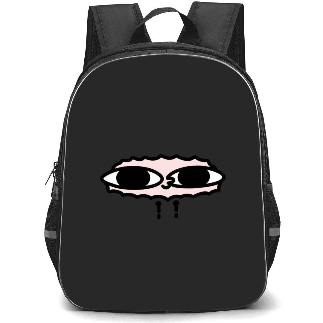 Ketnipz Backpack StudentPack - Ketnipz Minimalist Eyes On Dark Background