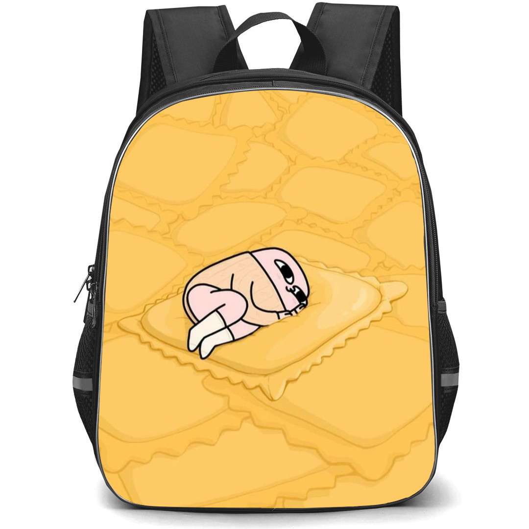 Ketnipz Backpack StudentPack - Ketnipz Taking Nap On Beige Cookie Background