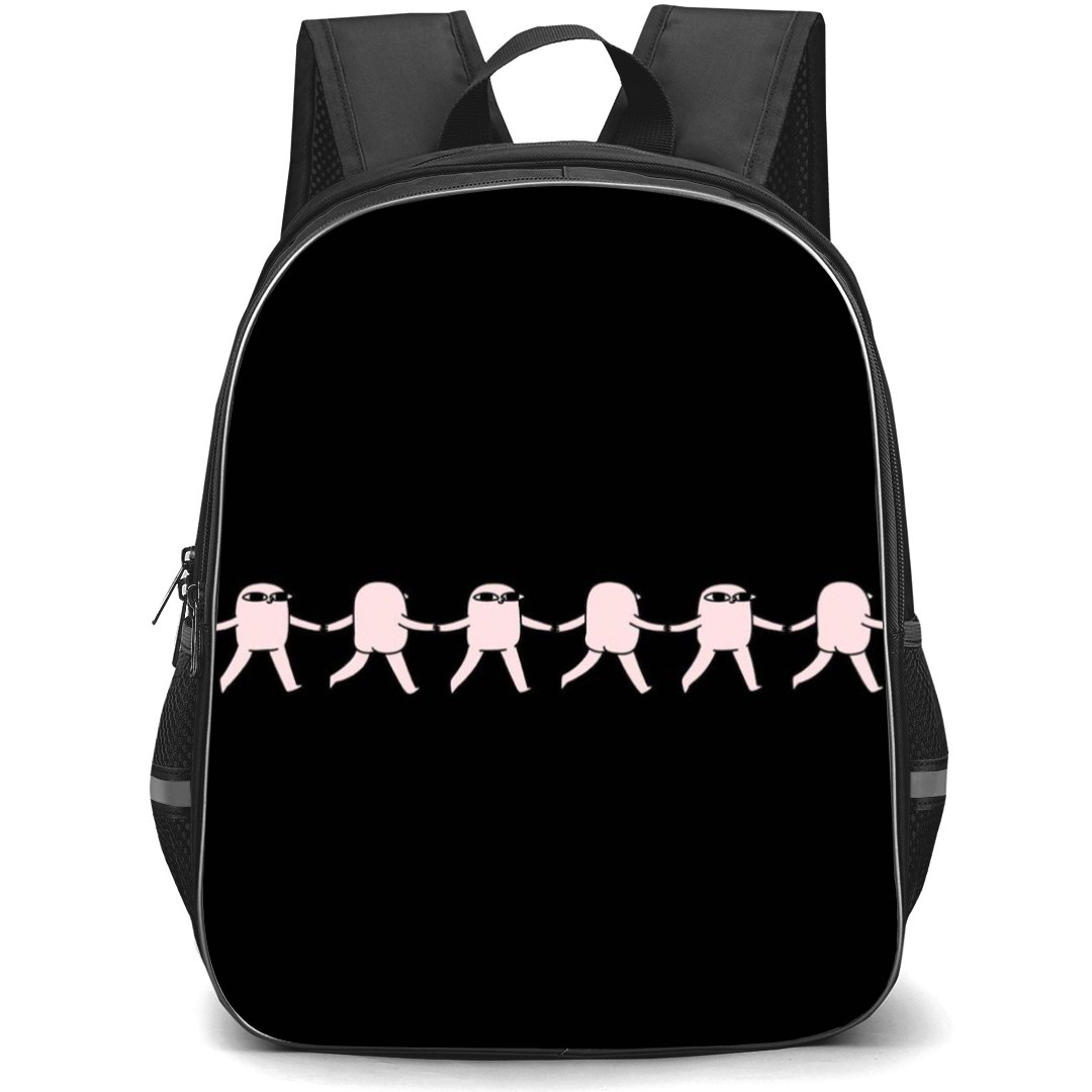 Ketnipz Backpack StudentPack - Ketnipz Team Work Minimalist Art On Black Background