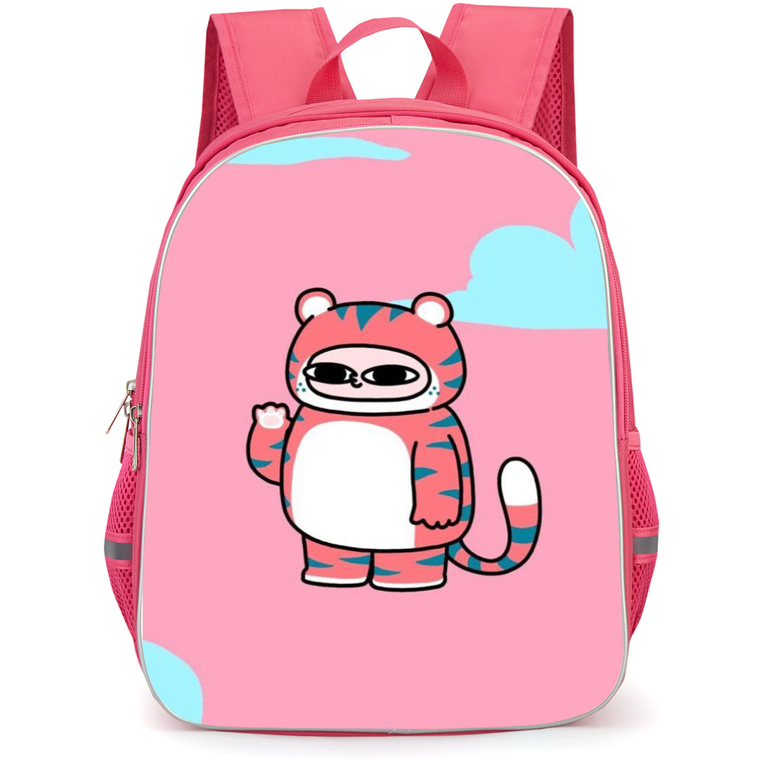 Ketnipz Backpack StudentPack - Ketnipz Wear Cat Costume On Pink Background