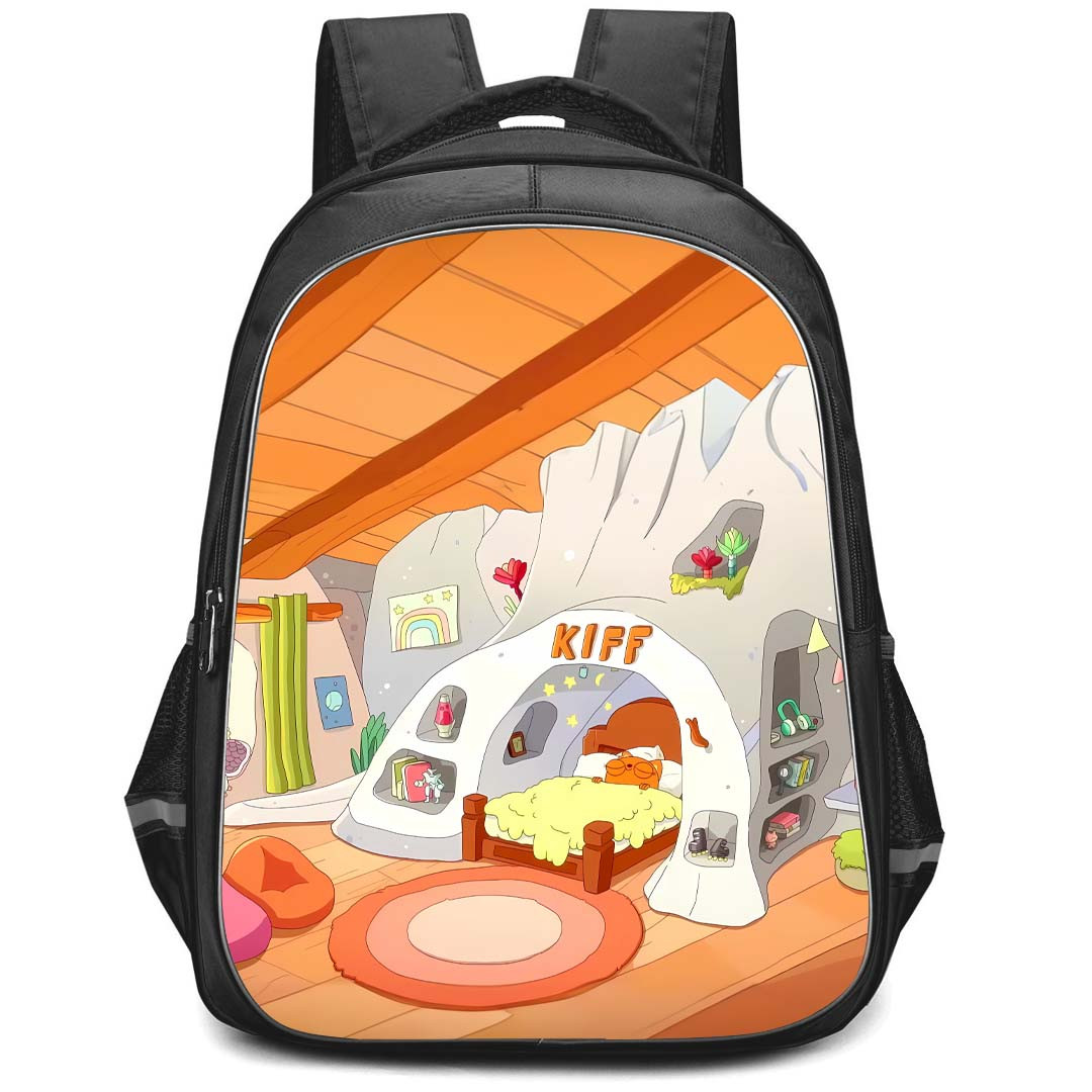Kiff Backpack StudentPack - Kiff Sleeping On His Bed