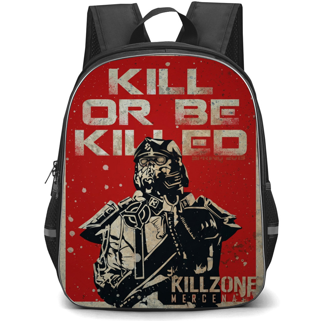 Killzone Backpack School Bag StudentPack - Killzone Kill Or Be Killed Phrase Poster