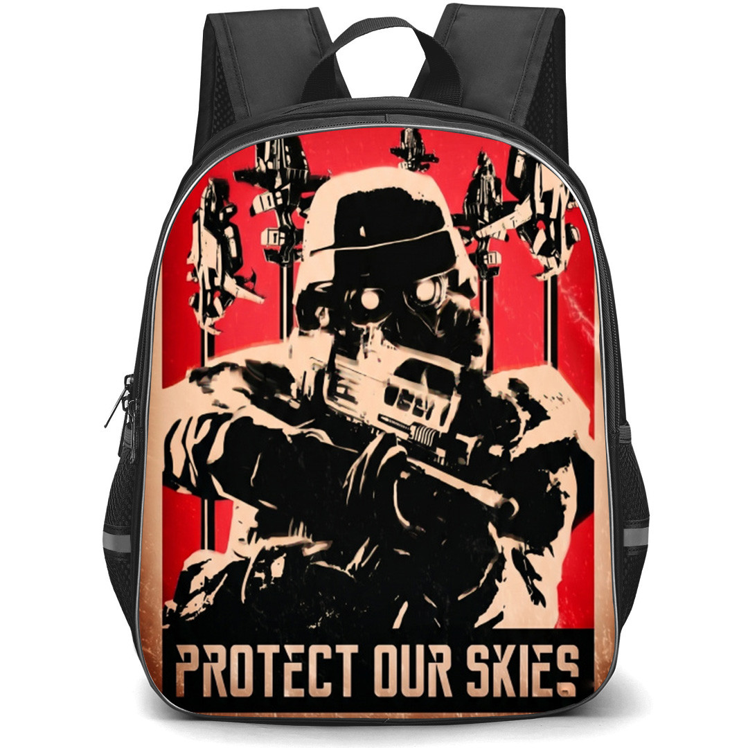 Killzone Backpack School Bag StudentPack - Killzone Protect Our Skies Poster
