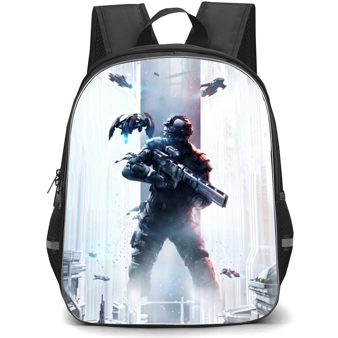 Killzone Backpack School Bag StudentPack - Killzone Soldier Robot Standing Portrait